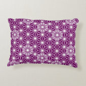 アサ日本のノハパターン – ナス紫 アクセントクッション (裏面)