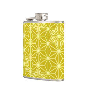 アサ日本のノハパターン – マスタード金ゴールド フラスク (左)