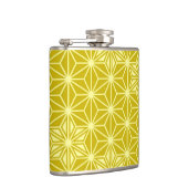 アサ日本のノハパターン – マスタード金ゴールド フラスク (右)