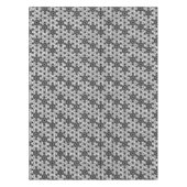 アサ日本のノハ模様 – 白と黒 テーブルクロス (正面)