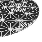 アサ日本のノハ模様 – 白黒 カッティングボード (角)