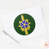 アサMI 1 ラウンドシール (封筒)