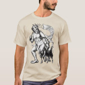 アザゼルと不服なヤギ Tシャツ (正面)