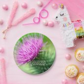 アザミおよびSelkirkの優美の紙皿 ペーパープレート (パーティー)