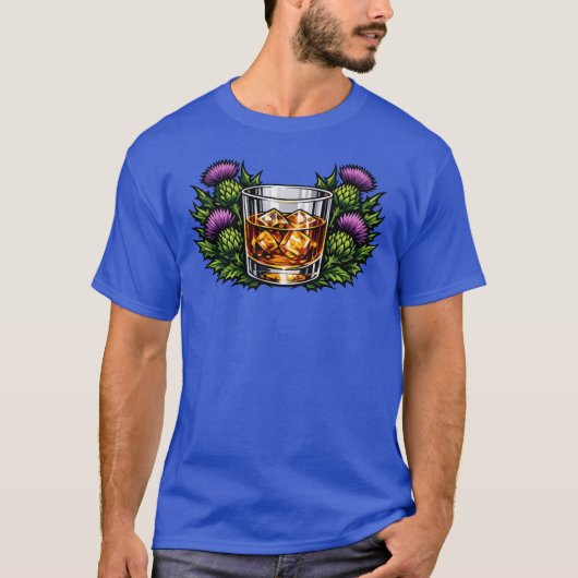 アザミと乾杯と伝統 Tシャツ (正面)