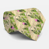 アザミのタイ ネクタイ (ロール)