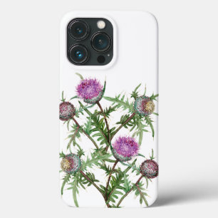 アザミの紫色の花 iPhone 13 PROケース