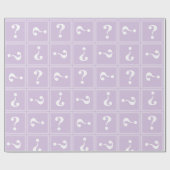 アザミの紫色の謎 ラッピングペーパー (フラット)