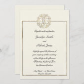 アザミの結婚式招待状ケルト族の生命の樹 招待状 (正面/裏面)