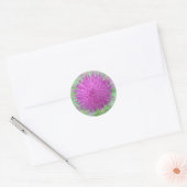 アザミの花 ラウンドシール (封筒)