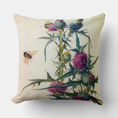 アザミの蜂の枕 クッション (正面)