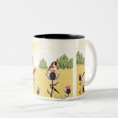 アザミの金魚 ツートーンマグカップ (正面右)