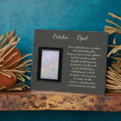 アザミオパール10月 フォトプラーク (側面)