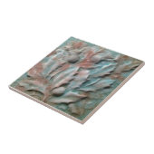 アザミテーマアメリカンアンコースティッフェイククスレリーフ、 浮き彫りレプロ タイル (側面)