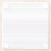 アザミ紫ストライプ色 ガラスコースター (裏面)