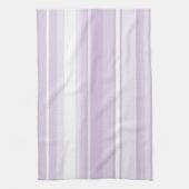 アザミ紫ストライプ色 キッチンタオル (縦)