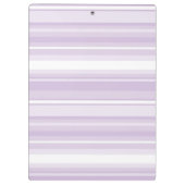 アザミ紫ストライプ色 クリップボード (裏面)