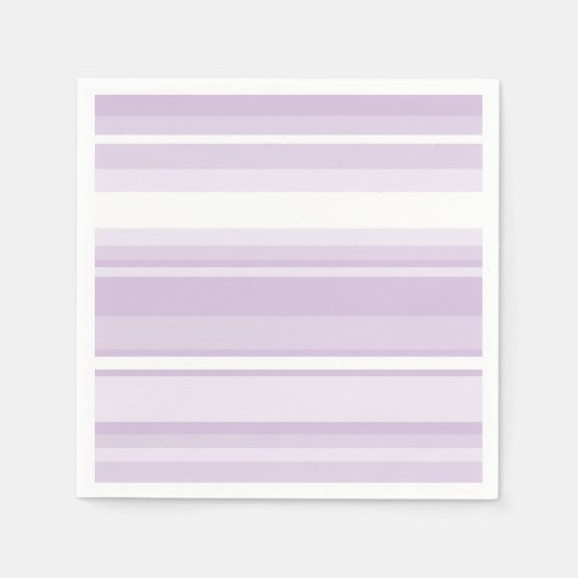 アザミ紫ストライプ色 スタンダードカクテルナプキン (正面)