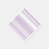 アザミ紫ストライプ色 スタンダードカクテルナプキン (角)