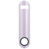 アザミ紫ストライプ色 スピード栓抜き (正面)