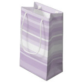 アザミ紫ストライプ色 スモールペーパーバッグ (裏面アングル)
