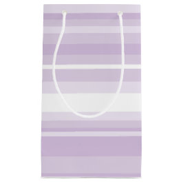 アザミ紫ストライプ色 スモールペーパーバッグ