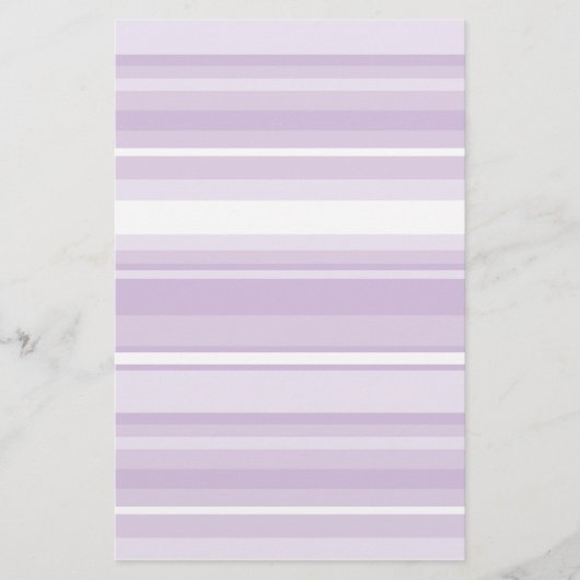 アザミ紫ストライプ色 便箋 (正面)