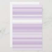 アザミ紫ストライプ色 便箋 (正面/裏面)