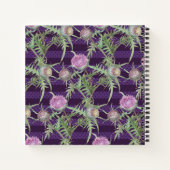 アザミ花 ノートブック (裏面)