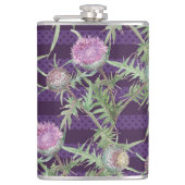 アザミ花 フラスク (正面)