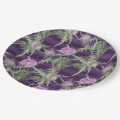 アザミ花 ペーパープレート (アングル)