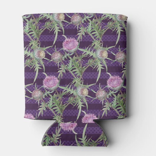 アザミ花 缶クーラー (裏面)