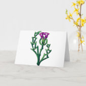 アザミ カード (黄色い花)