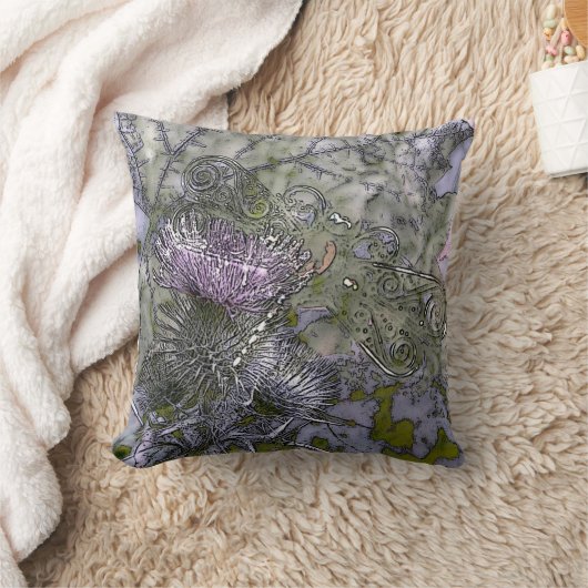 アザミ クッション (ブランケット)