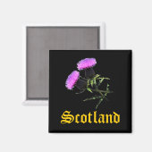 アザミ·スコットランド マグネット (正面/裏面)