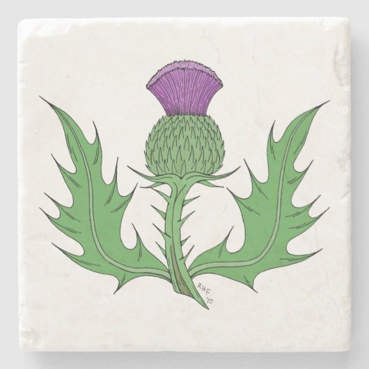 アザミ ストーンコースター (正面)