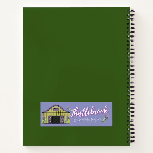 アザミ ノートブック (裏面)