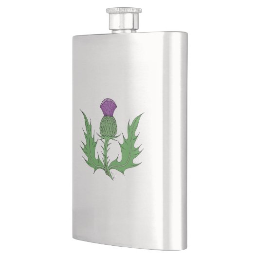 アザミ フラスク (左)