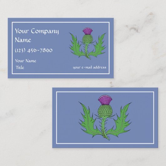 アザミ 名刺 (正面/裏面)