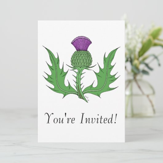 アザミ 招待状 (スタンド正面)