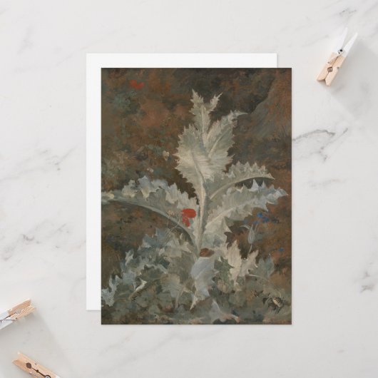 アザミ(by John Crome) カード (正面/裏面インサイチュ)