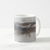 アザラシおよびカモメのマグ コーヒーマグカップ (正面右)