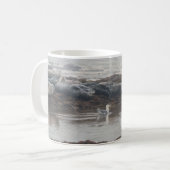 アザラシおよびカモメのマグ コーヒーマグカップ (正面左)
