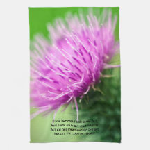 アザラシとセルカークグレイスキッチンタオル