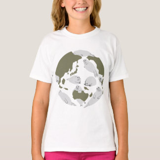 アザラシと一緒に地球を守ろう Tシャツ
