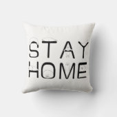 アザラシと一緒に家にいよう(STAY HOME WITH SEAL) クッション (裏面)