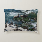 アザラシと鳥のアクセント枕 アクセントクッション (裏面)