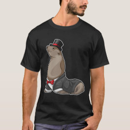 アザラシのグルーミングウェディング Tシャツ