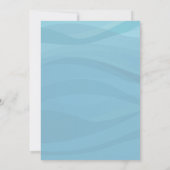 アザラシのベビーシャワー招待状 招待状 (裏面)