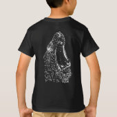 アザラシの叫び Tシャツ (裏面)